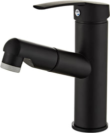 Moderne Schwarz Ausziehbarer Wasserhahn 2 Strahlarten