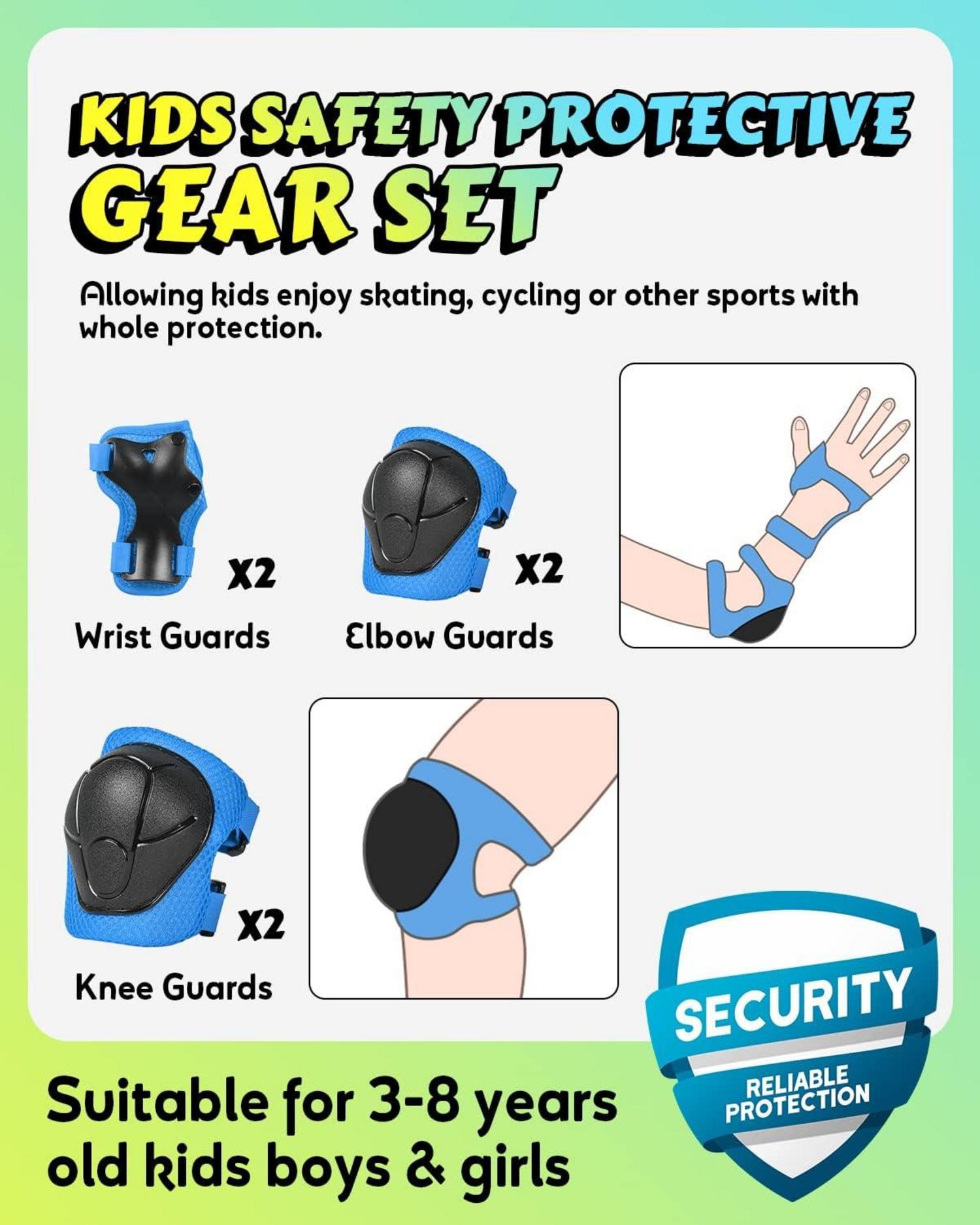 Fahrradhelm Kinder Cartoon 3D Gestaltet Blau Verstellbare Größe 50-54 cm