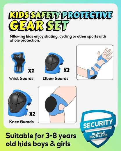 Fahrradhelm Kinder Cartoon 3D Gestaltet Blau Verstellbare Größe 50-54 cm