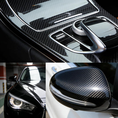 6D Carbonfolie Schwarz 150x30cm – Auto & Motorrad Schutzfolie