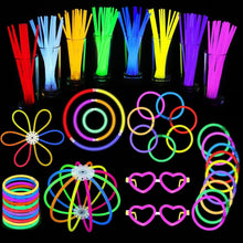 30 Knicklichter Neon Leuchtstäbe Party Set mit Verbinder