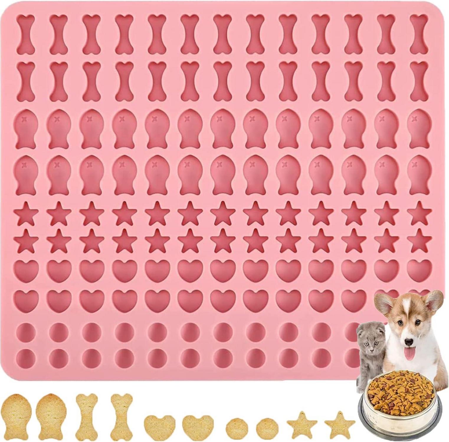 Silikon Backmatte 130 Gitter Hundekekse Backform DIY Leckerlis Rot