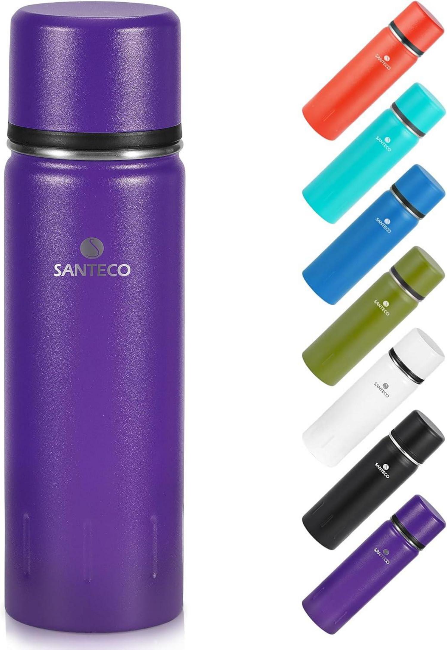 Isolierflasche Thermoskanne Edelstahl 1l 500ml Auslaufsicher