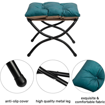 Ohrensessel mit Hocker – Bequemer Relaxsessel für Wohnzimmer & Schlafzimmer