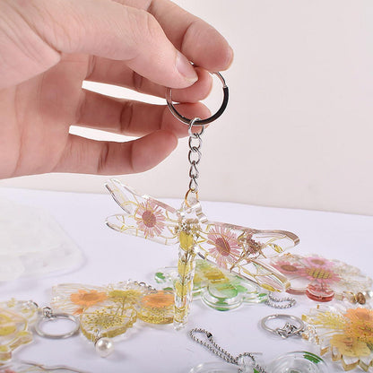 Silikonform Epoxidharz Ohrringe & Anhänger Set mit Zubehör