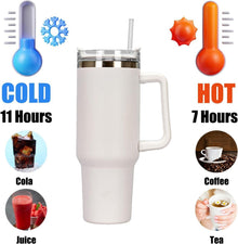 40oz Isolierbecher Doppelwandiger Kaffeebecher mit Griff und