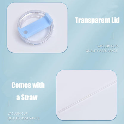 Somerway 1182ml Doppelwandiger Edelstahl Vakuum Isolierbecher mit Griff, für Heiße und Kalte Getränke