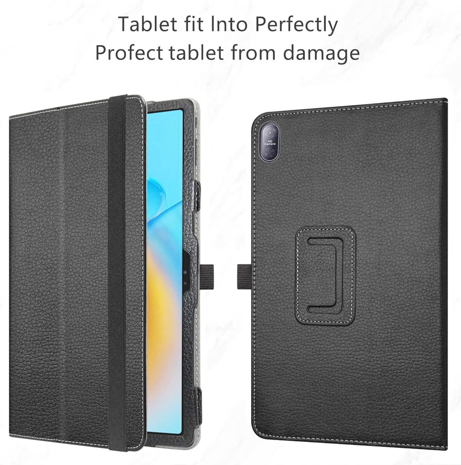 LiuShan Hülle für CHUWI HiPad Max Tablet 10.36 Zoll Schwarz PU Leder Case
