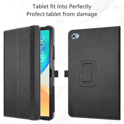 LiuShan TECLAST M40 Plus Hülle Schwarz PU Leder Case mit Ständer