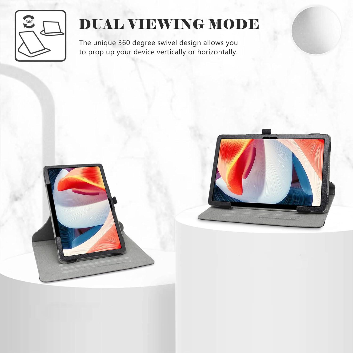 DOOGEE T20S 360° Rotating Tablet Hülle 10,4 Zoll Schwarz