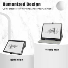 LiuShan Hülle für BOOX Tab Ultra 10,3 Zoll, Folding PU Leder