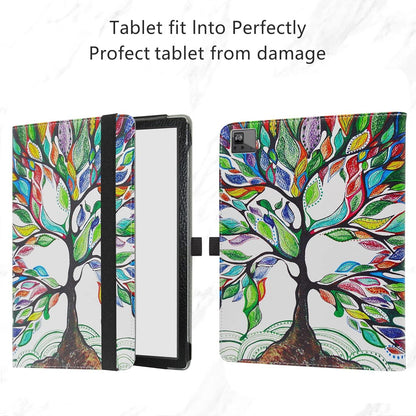 LiuShan Hülle für BOOX Tab Ultra/ Tab Ultra C 10,3 Zoll PU Leder Tasche Case Ständer Love Tree