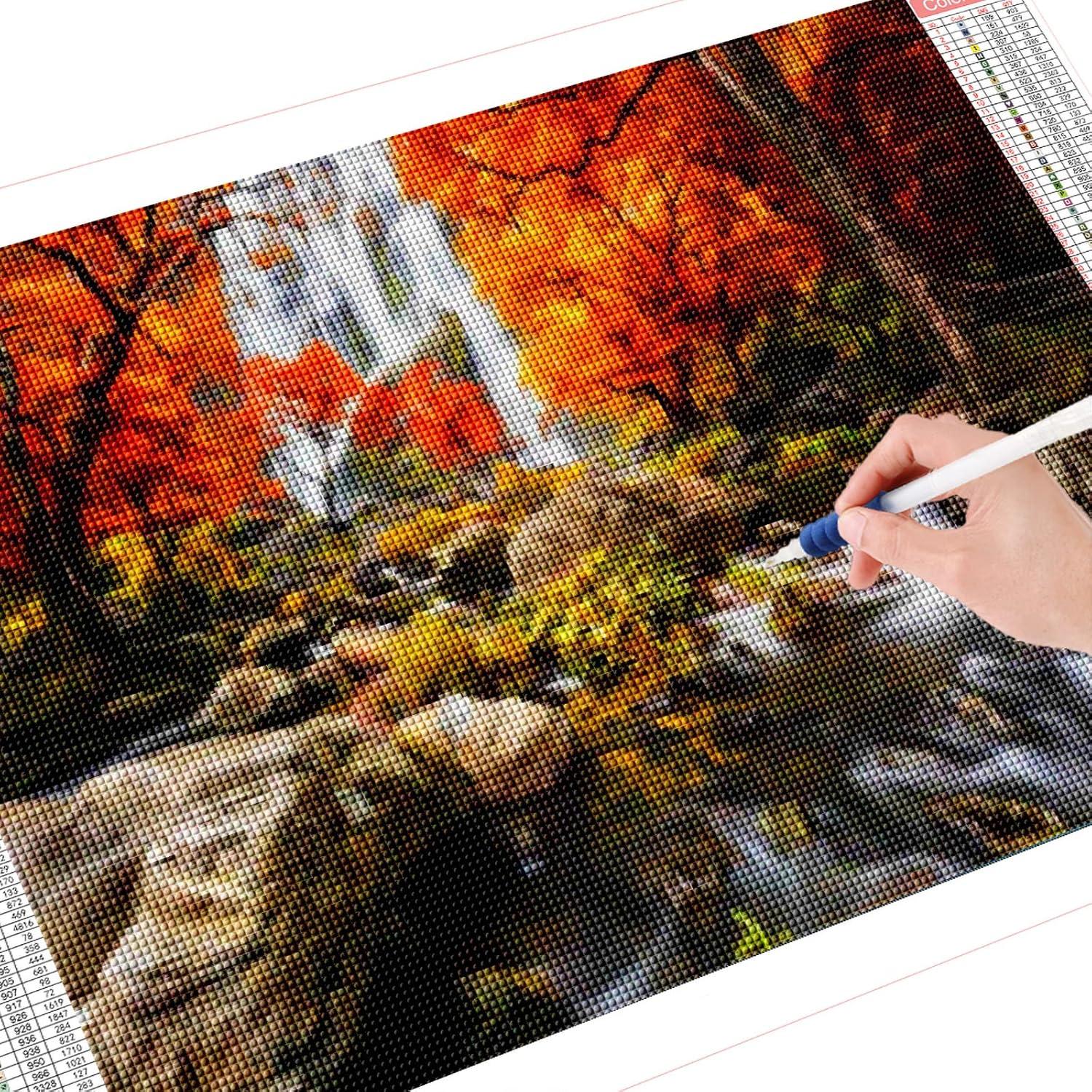 5D Diamond Painting Wasserfall Natur Groß XXL 180x70cm - DIY Kit