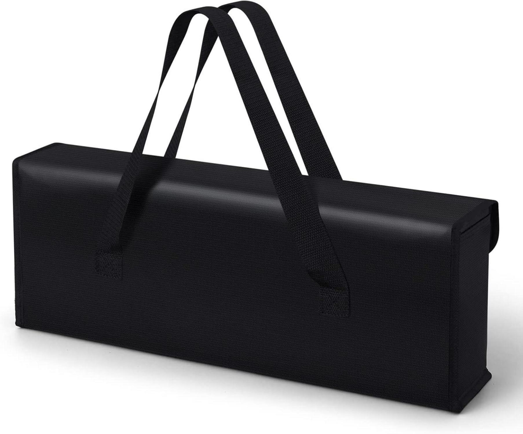 FLASLD 2-Pack E-Bike Akku Tasche feuerfest sicher Lipo Tasche groß 40.5 x 11 x 12.5 cm - 2er Set