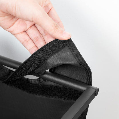Wäschekorb mit Ablage und Rollen 4x39,8L, Wäschesack aus Oxford-Gewebe