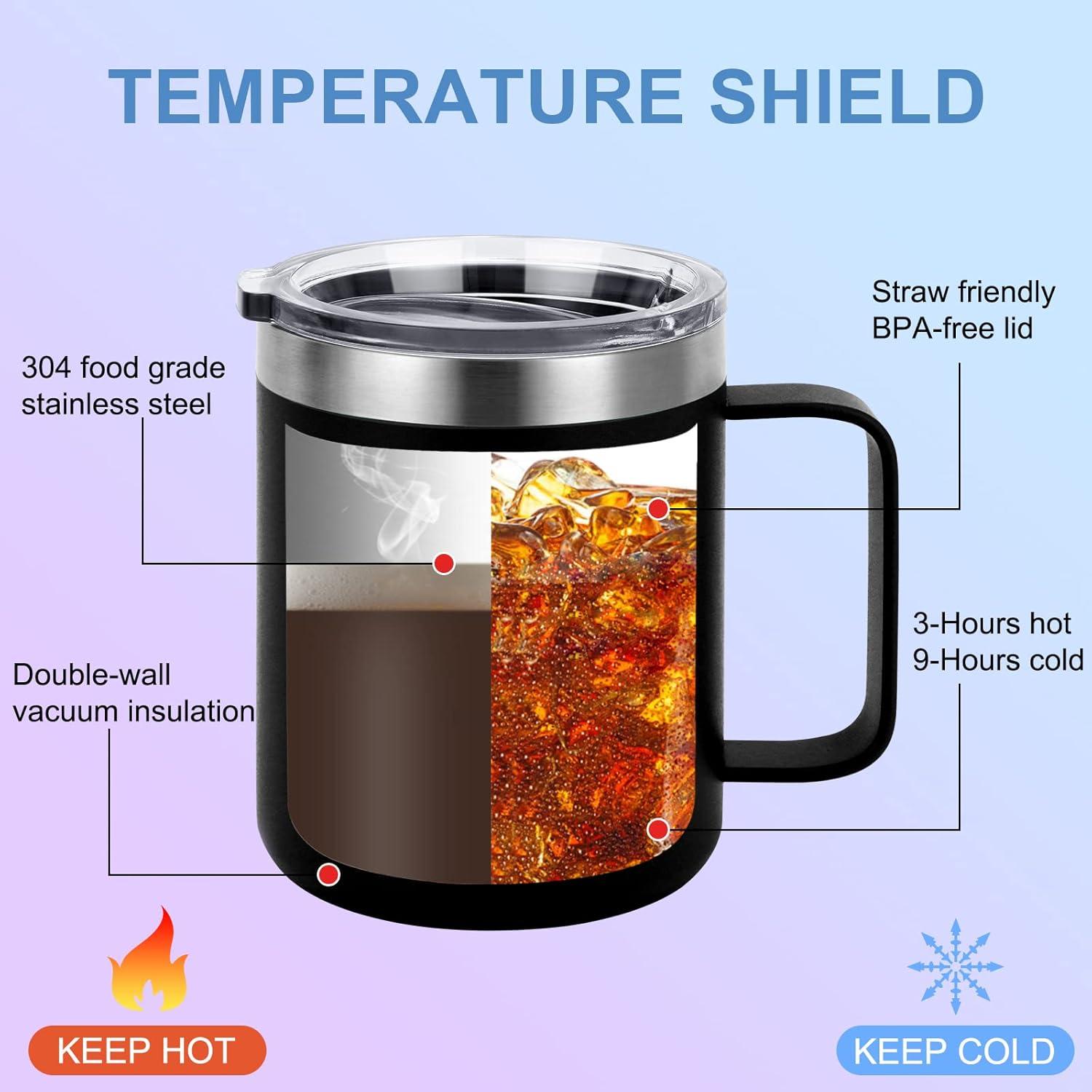 Abschiedsgeschenk Tasse 12oz Kollegen Schwarz Spruch 100% Zufriedenheitsgarantie