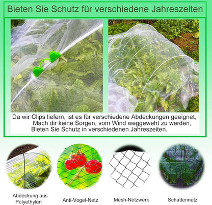 Gewächshausreifen Fiberglas Bögen 20Pcs Hoops Gartenreifen