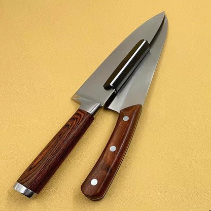 2 Stück Schleifhilfe Set für Schleifstein - Messer Schärfhilfe Winkel Halter Schwarz