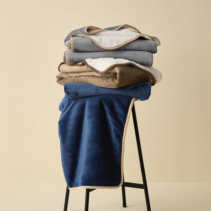 Wasserdichte Hundedecke Sherpa/Flanell Grau XXXXL