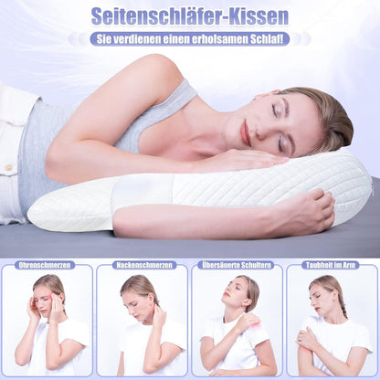 SAHEYER Seitenschläferkissen U-förmiges Memory Foam