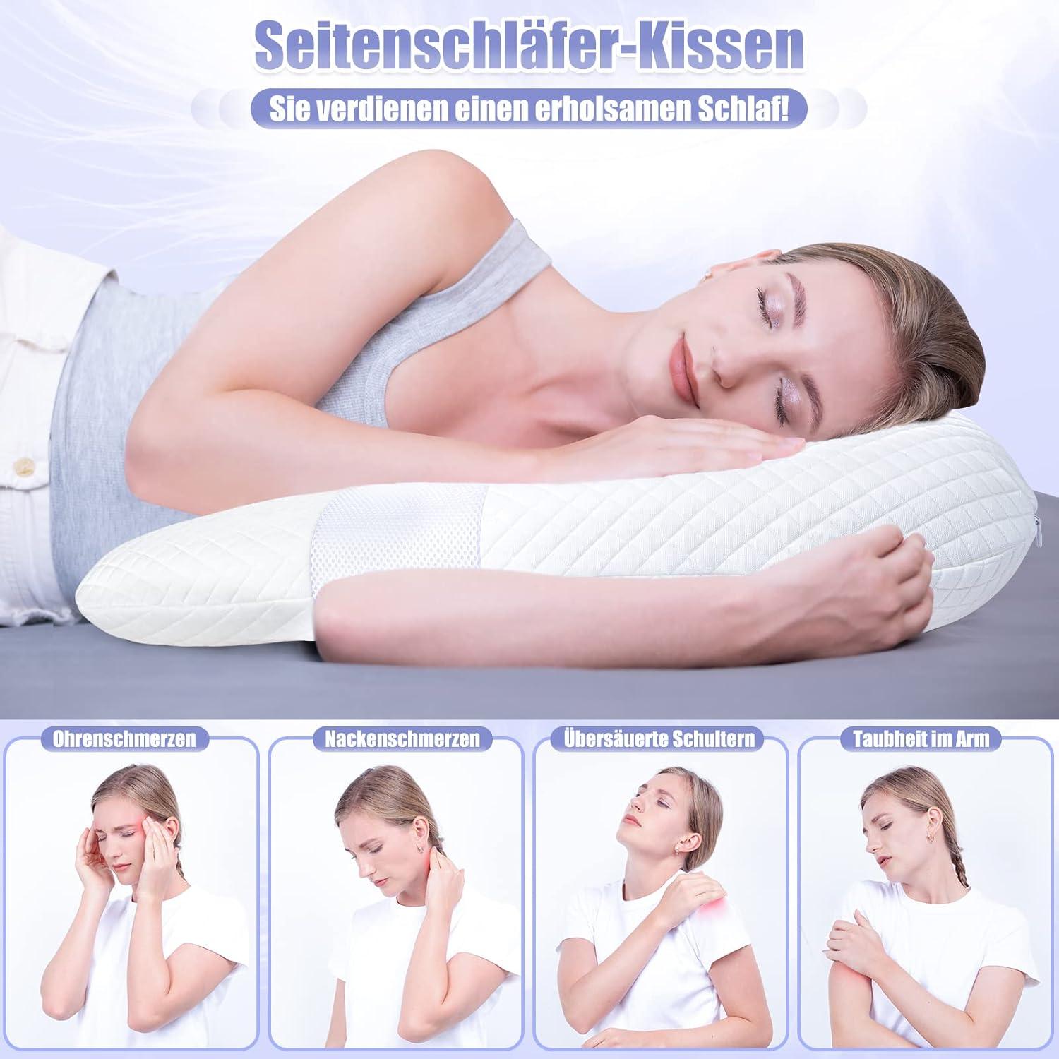 SAHEYER Seitenschläferkissen U-förmiges Memory Foam