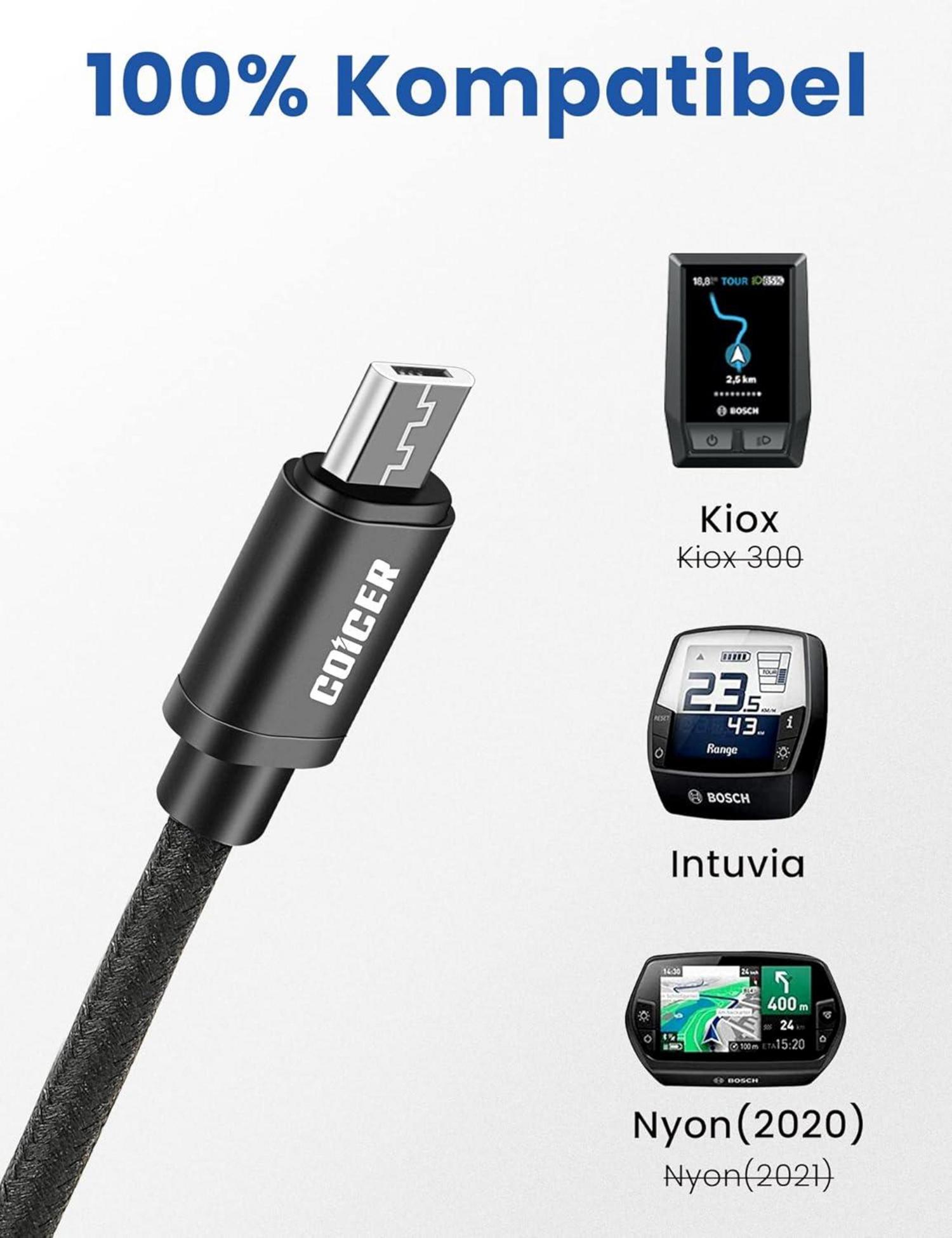 Ebike Ladekabel für iPhone USB-C Bosch Display Fahrradnavigation