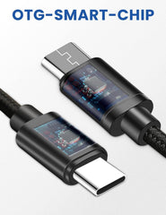 COICER Ebike Ladekabel für Bosch Intuvia, Kiox, Nyon - 40 cm USB C Lightning OTG