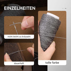 Namner Leder Faden Set 150D 150m Gewachster Faden mit