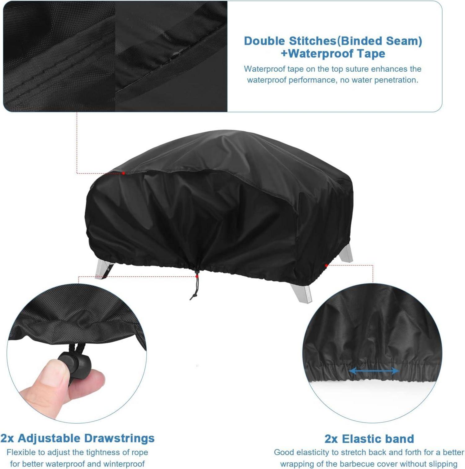 Grill Abdeckhaube für Weber Q-Serie und Enders Tischgrill 70x47x30cm
