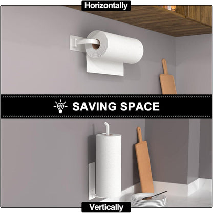 Küchenrollenhalter weiß Aluminium selbstklebend bohren