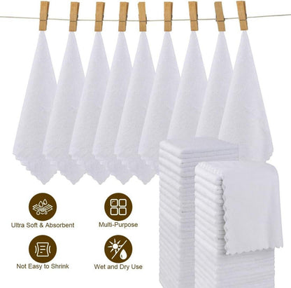 Luxuriöse Orighty Mikrofaser Waschlappen 48er Set 30,5x30,5 cm