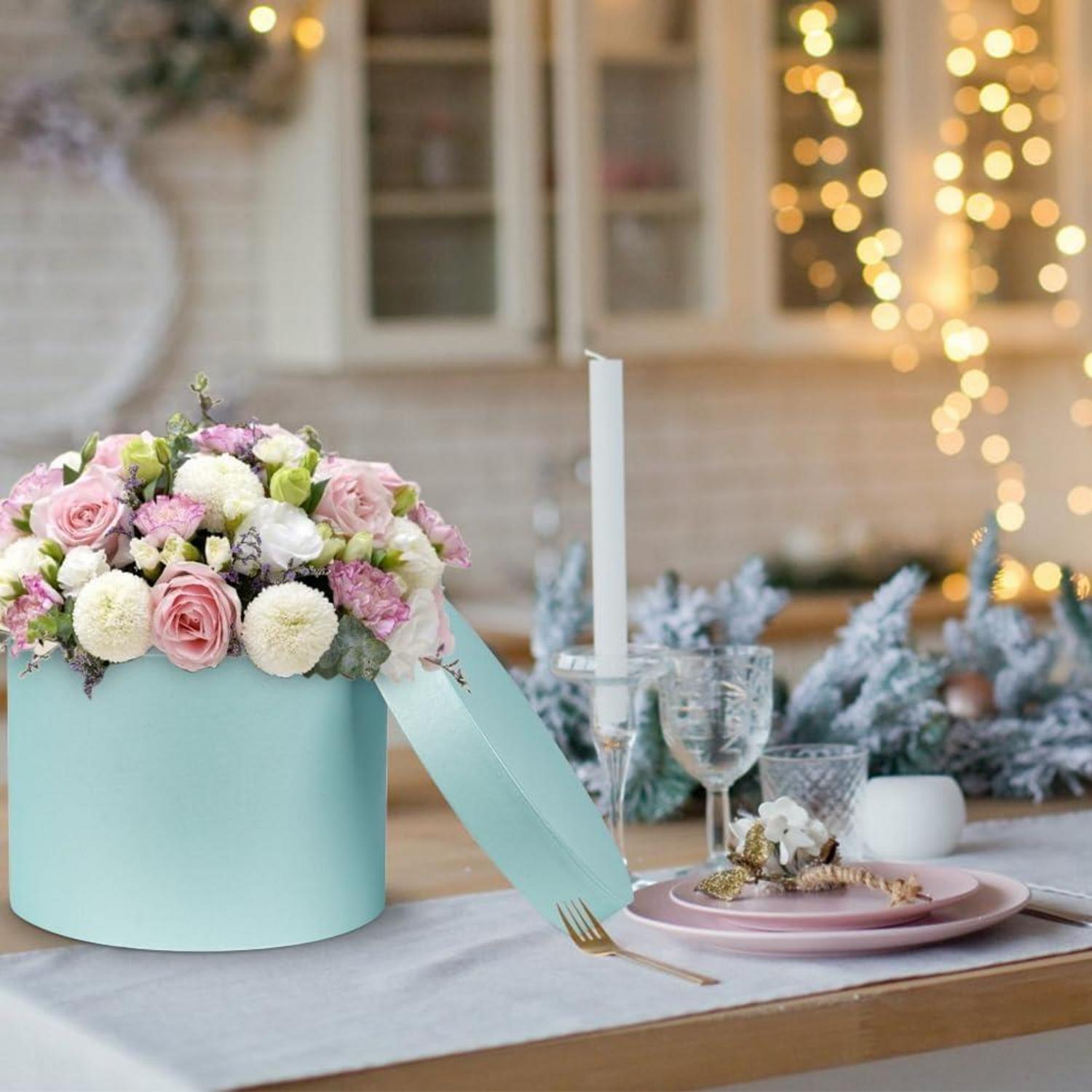 Geschenkbox Blumenbox Set Aufbewahrungsbox Ø15/17/20cm