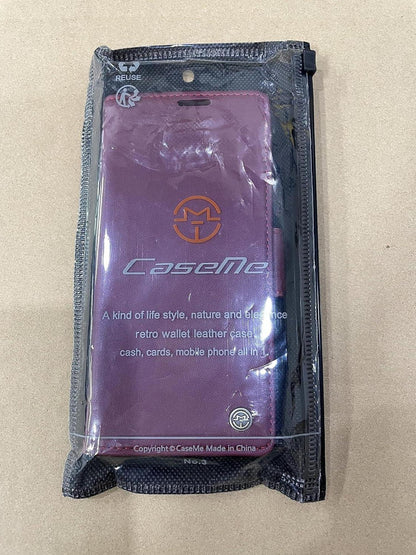 Samsung Galaxy S22 5G Handyhülle Wein Rot Leder Flip Wallet RFID