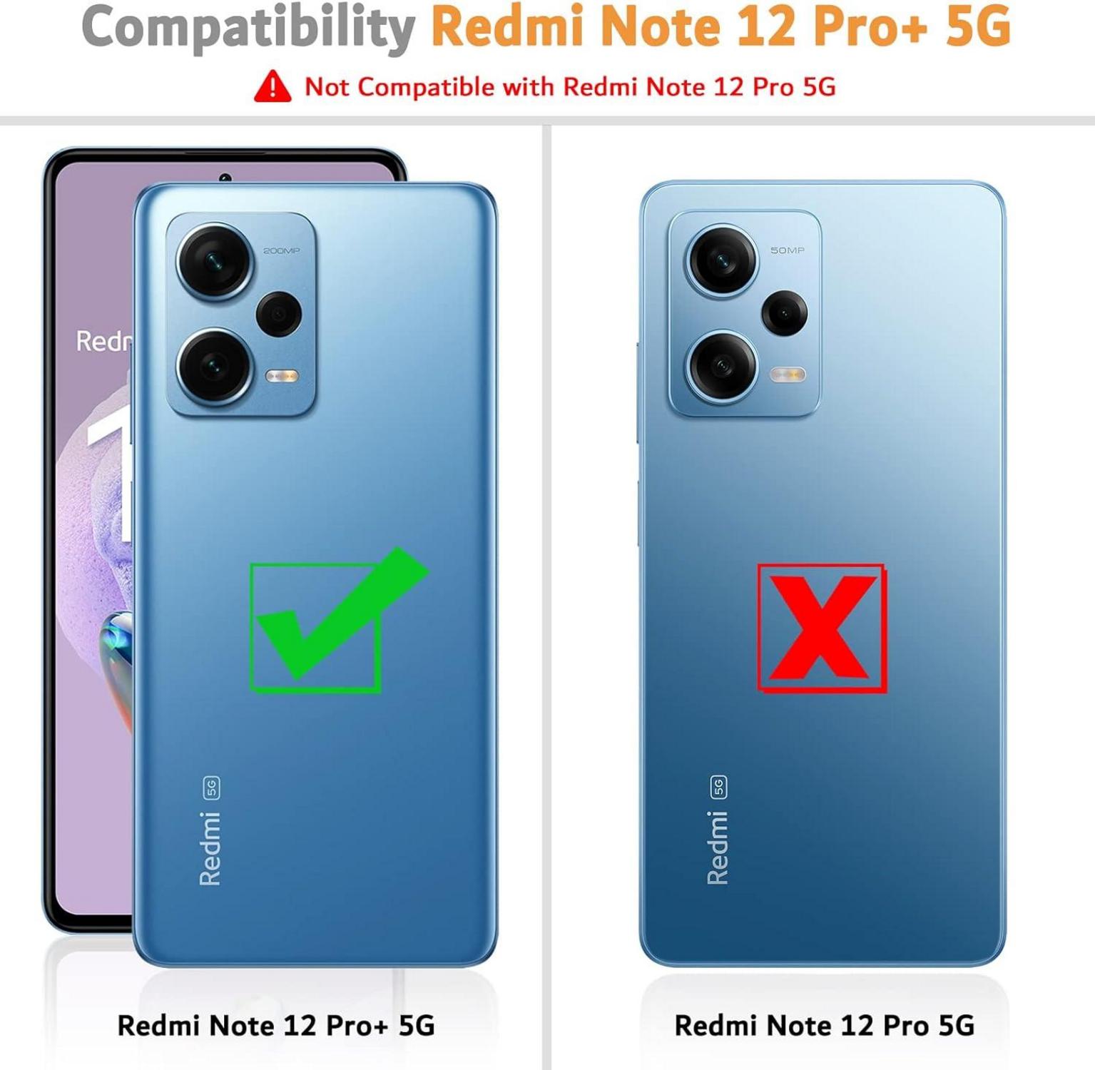 Handyhülle Xiaomi Redmi Note 12 Pro+ 5G Leder Schutzhülle