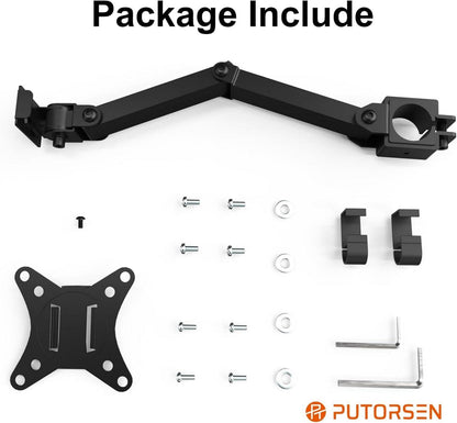Monitor Halterung 1 Monitor 17-32 Zoll Flach Curved Neigbar Drehbar Stand 9kg