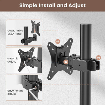 PUTORSEN Monitor Halterung 1 Monitor 13-35 Zoll