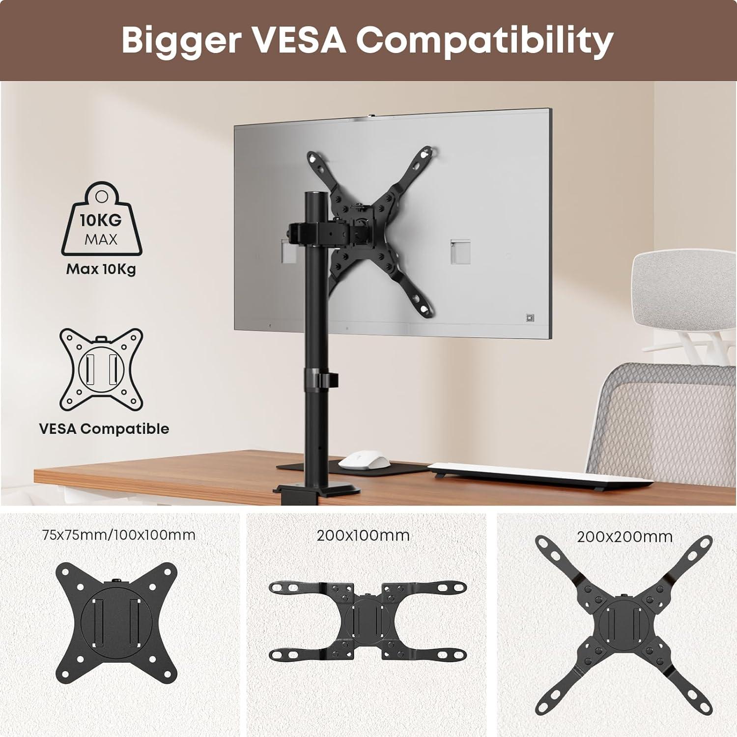 Monitor Halterung 1 Monitor für 13-35 Zoll Monitore LCD LED