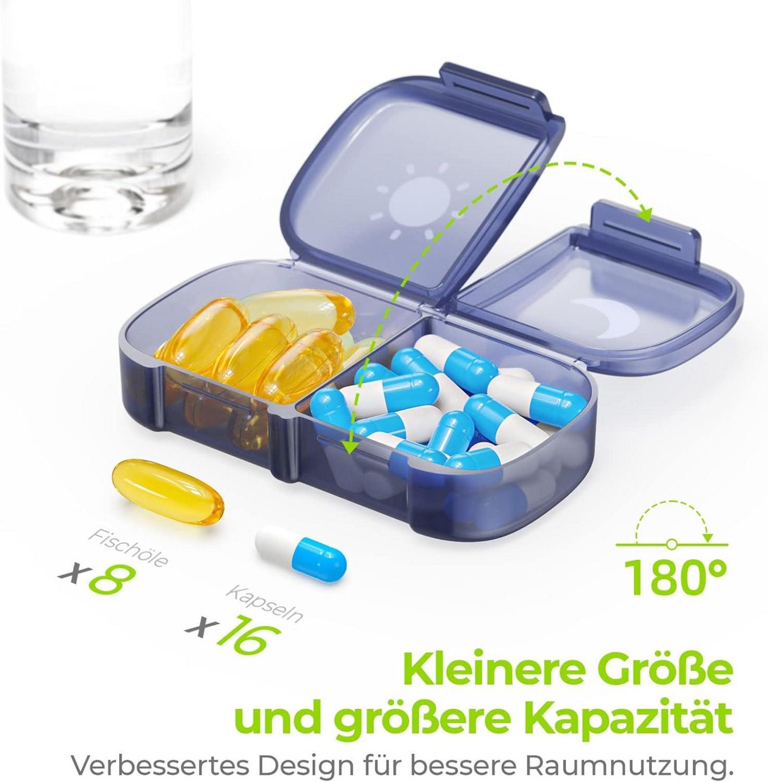 Tablettenbox 7 Tage Morgens Abends 2