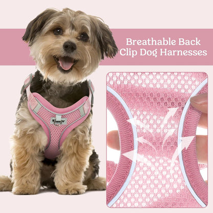 Kuoser Hundegeschirr Kleine Hunde Atmungsaktiv Reflektierend