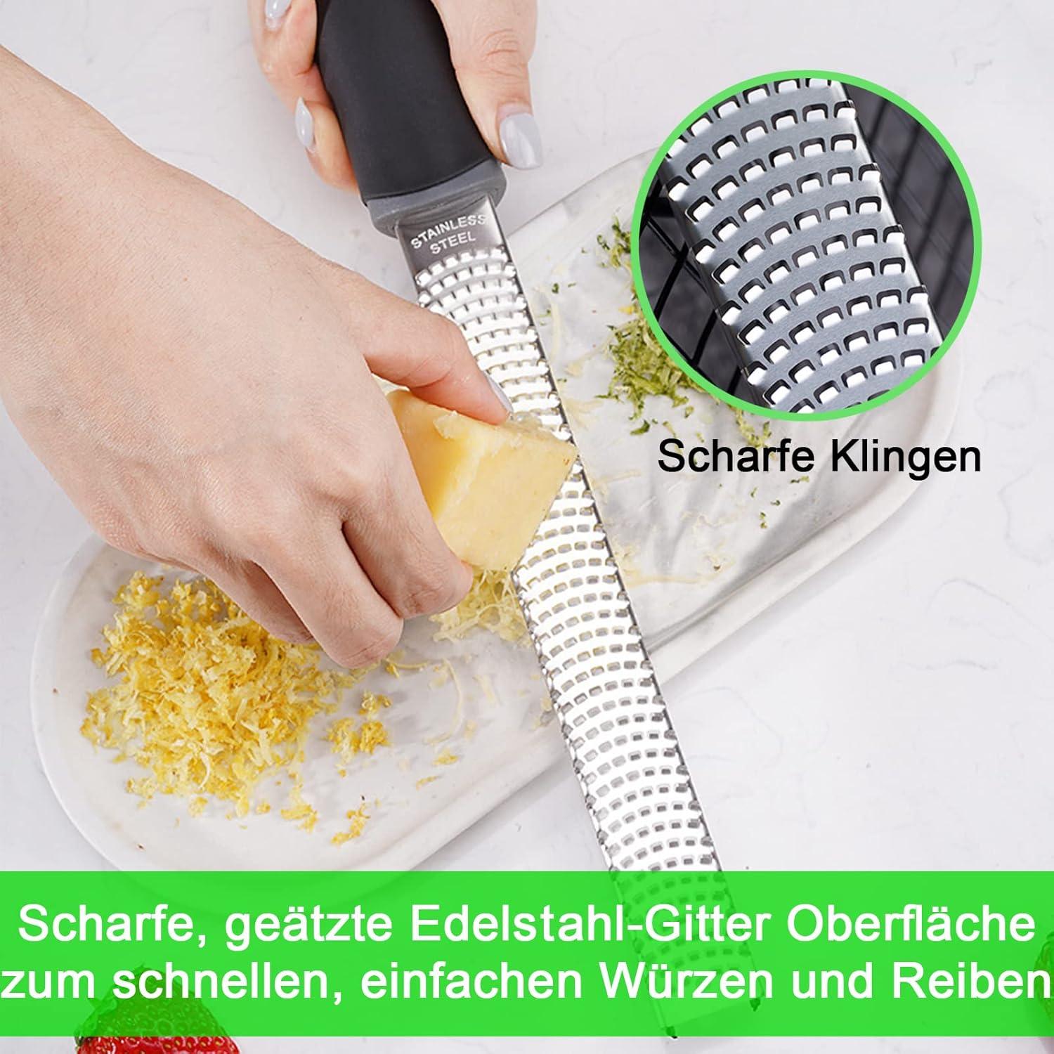 Parmesan Käsereibe Zitronenreibe Edelstahl Rasiermesser