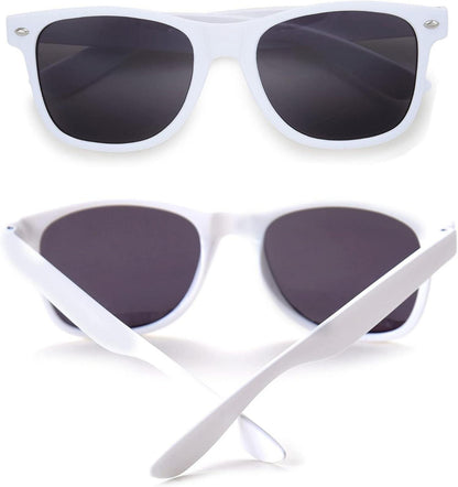 Bunte Neon Sonnenbrillen Set Vintage Party Damen Herren 6er Pack