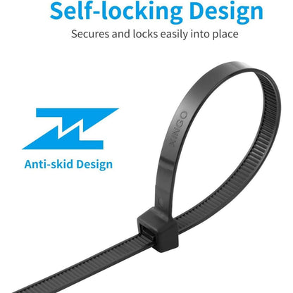 Lange Kabelbinder 1500mm, 20 Stück, Weiß – Robust & UV-Beständig