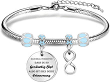 Inspirierendes Edelstahl Armband Geburtstagsgeschenk Frauenkollegen