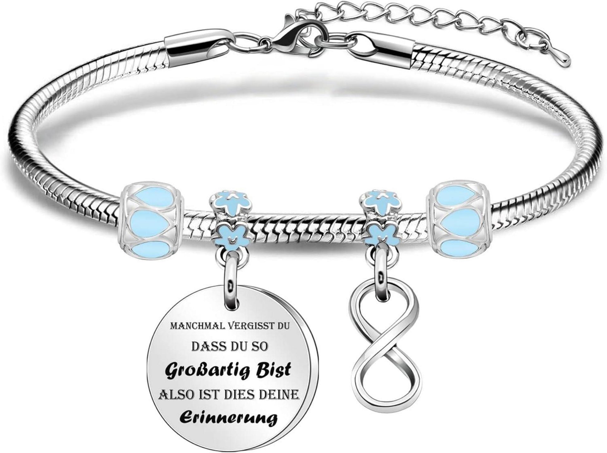 Inspirierendes Edelstahl Armband Geburtstagsgeschenk Frauenkollegen