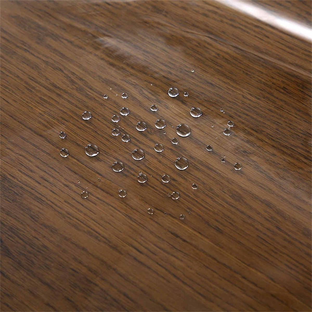 Wasserdichte Tischdecke Vinyl PVC Spitze Makramee Braun 150x250cm