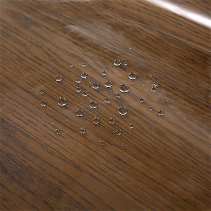 Wasserdichte Tischdecke Vinyl PVC Spitze Makramee Braun 150x250cm