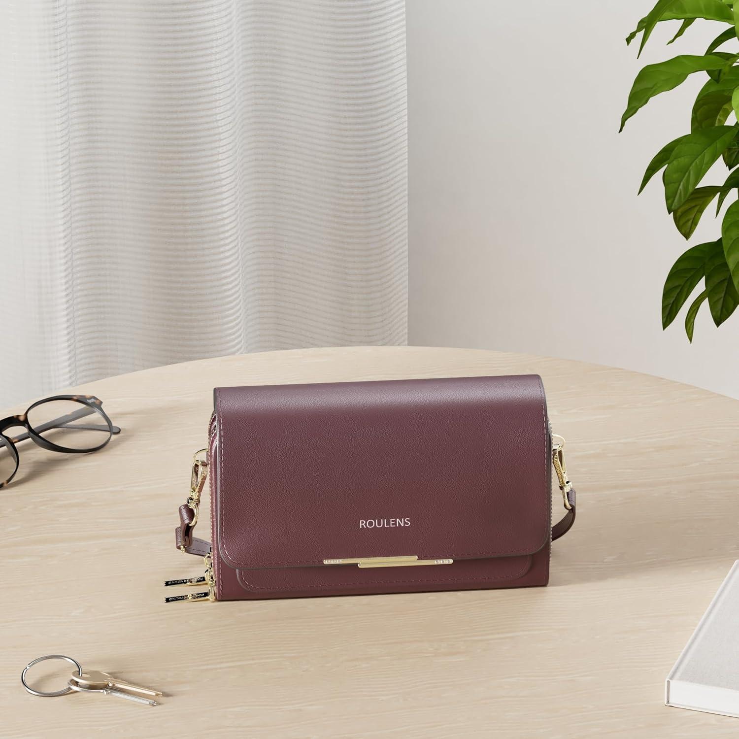 Kleine Damen Umhängetasche PU Leder Crossbody Schultertasche