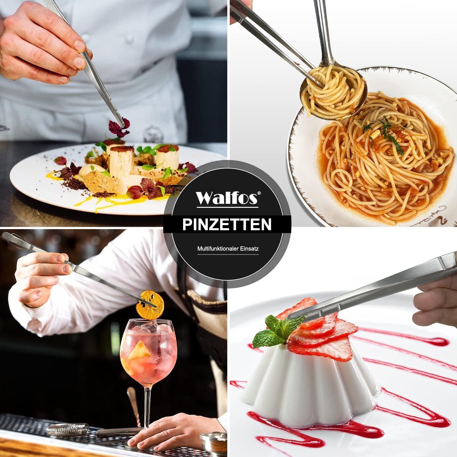Kochpinzette Set Edelstahl Rostfrei 3 Größen 20+25+30CM