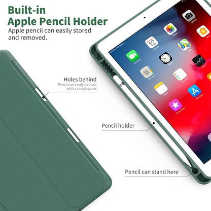 iPad 9.7 Hülle Nachtgrün Stifthalter Standfunktion EasyAcc