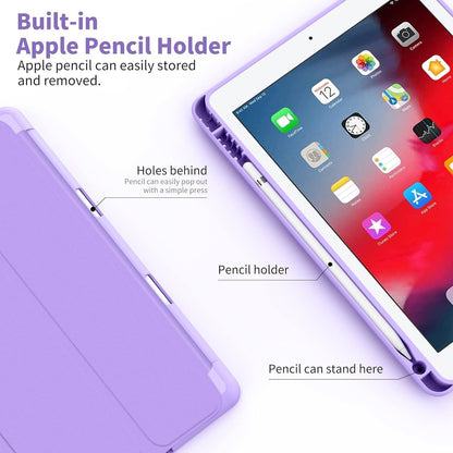 EasyAcc iPad 6/5 Generation 9,7 Zoll Hülle mit Stifthalter - Lila
